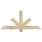 Ekena Millwork Kennewick Rough Sawn Timber Gable Bracket, Douglas Fir, 48"W x 22"H x 4"D x 4"F, 11/12 Pitch GBW048X22X0404KEN00RDF - alternate 1